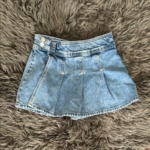 Zara Blue Mini Skort
